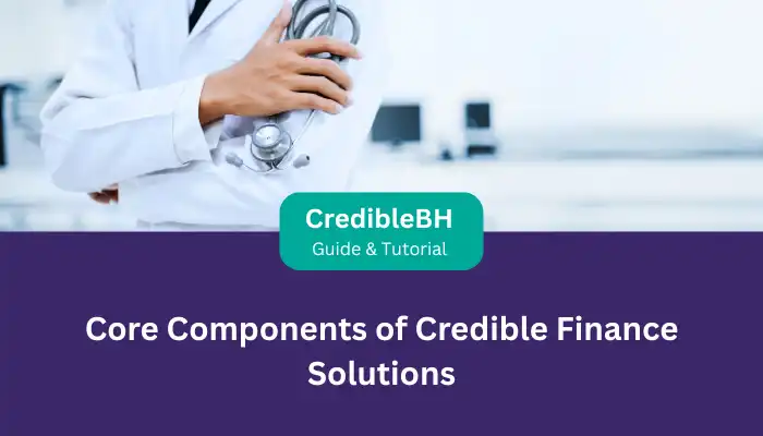 Core Components of Credible Finance Solutions