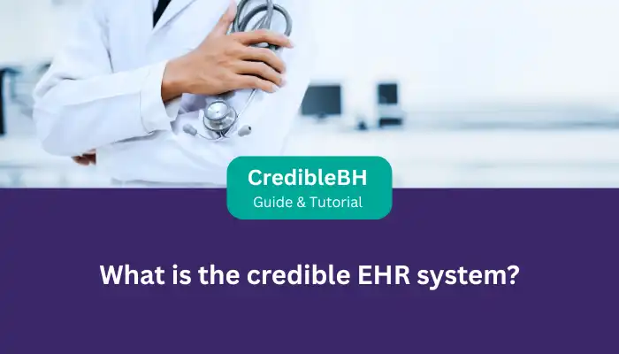 What Is the Credible EHR System What Is the Credible EHR System